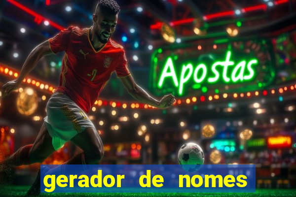 gerador de nomes para jogos